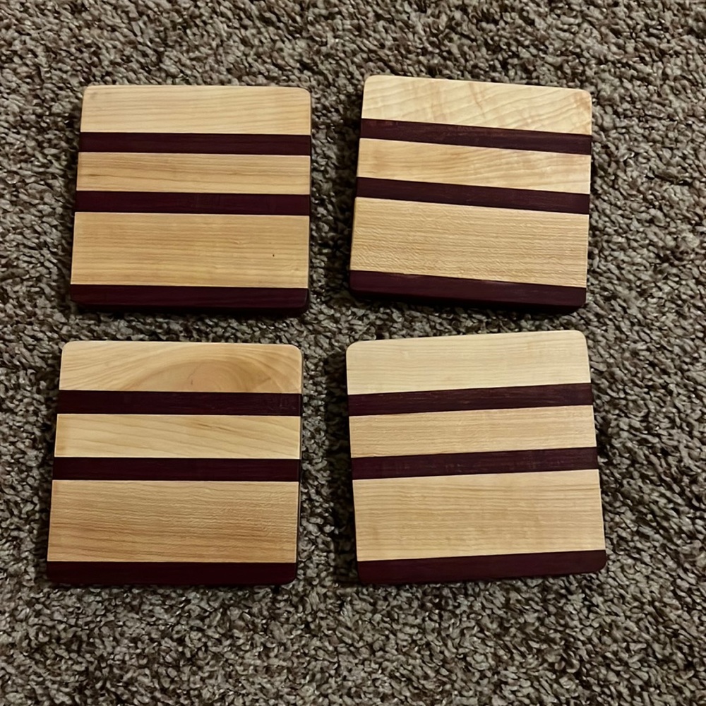 Wood coasters